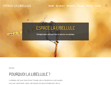 Tablet Screenshot of espace-lalibellule.ch